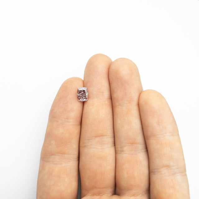 1.76ct 7.65x6.01x4.18mm GIA VS2 Fancy Brown-Pink Cushion Brilliant π¨π¦ 24111-01