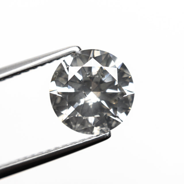 2.13ct 8.46x8.44x4.90mm Fancy Grey Round Brilliant 18268-01