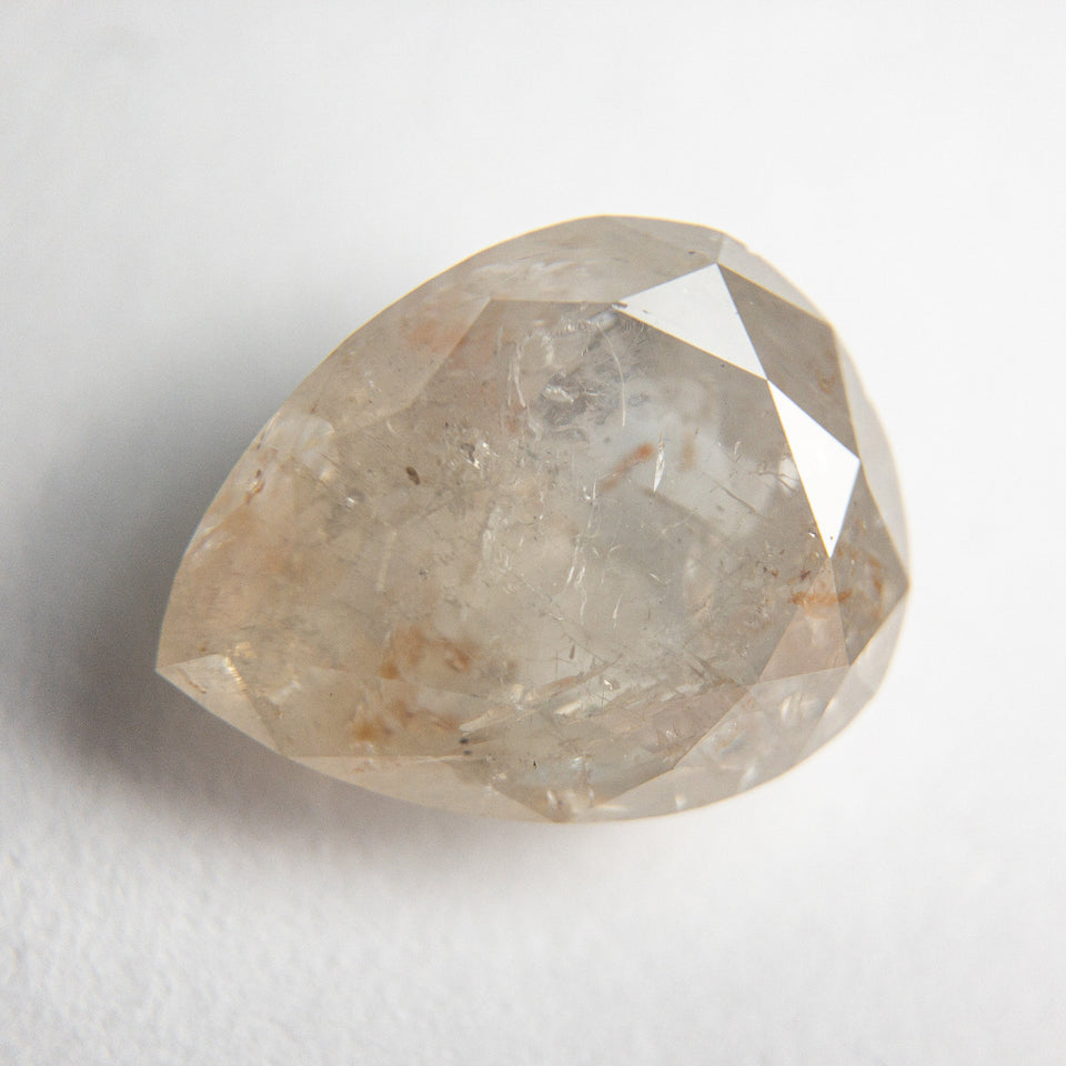 3.85ct 11.15x8.80x4.50mm Pear Double Cut 18790-04 - Misfit Diamonds