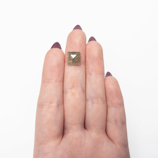 4.38ct 9.52x9.43x4.10mm Square Rosecut 19622-06
