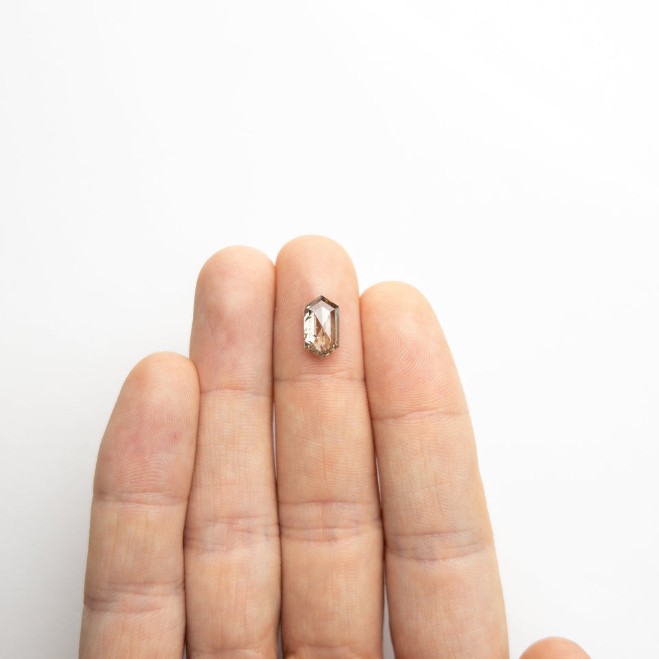 3.09ct 11.62x6.46x4.48mm Hexagon Rosecut 19771-01