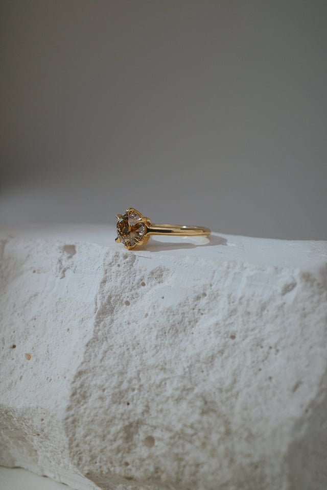2/ Modern Antique Champagne Old European Cut