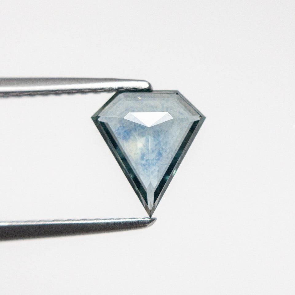 0.99ct 8.17x7.36x2.29mm Shield Rosecut Sapphire 22434-01