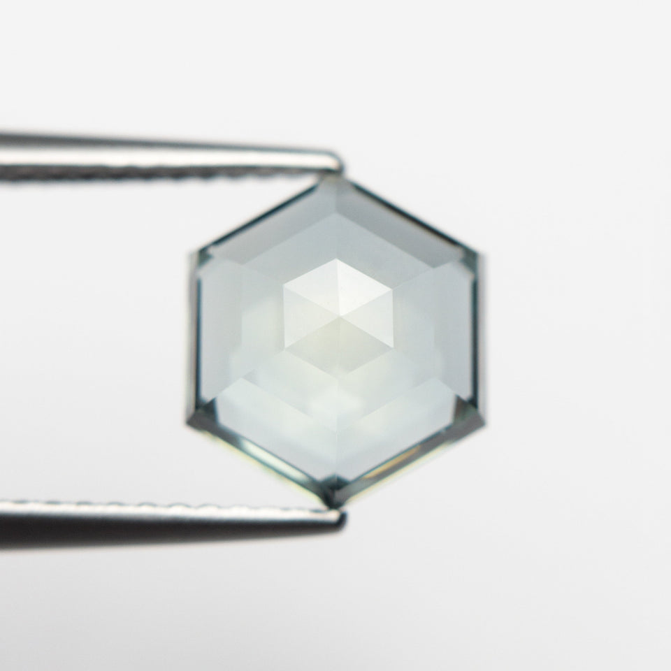 3.77ct 10.00x8.69x4.45mm Hexagon Rosecut Sapphire 22692-02