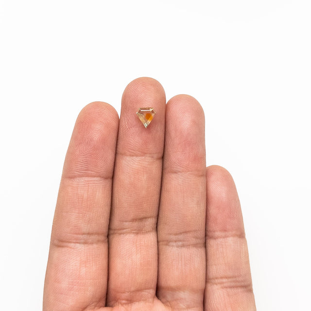 1.03ct 6.75x6.55x2.67mm Shield Portrait Cut Sapphire 23469-43