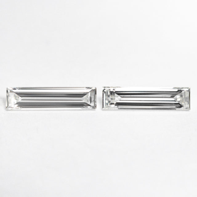 0.43cttw 2pc 8.07x1.98x1.22mm 8.07x2.05x1.29mm VS G Baguette Step Cut Matching Pair 24701-01