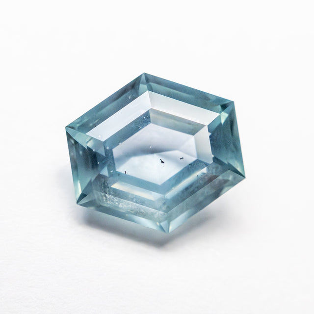 IN SHOP _ 2.97ct 8.69x9.18x5.57mm Hexagon Step Cut Sapphire 25435-01