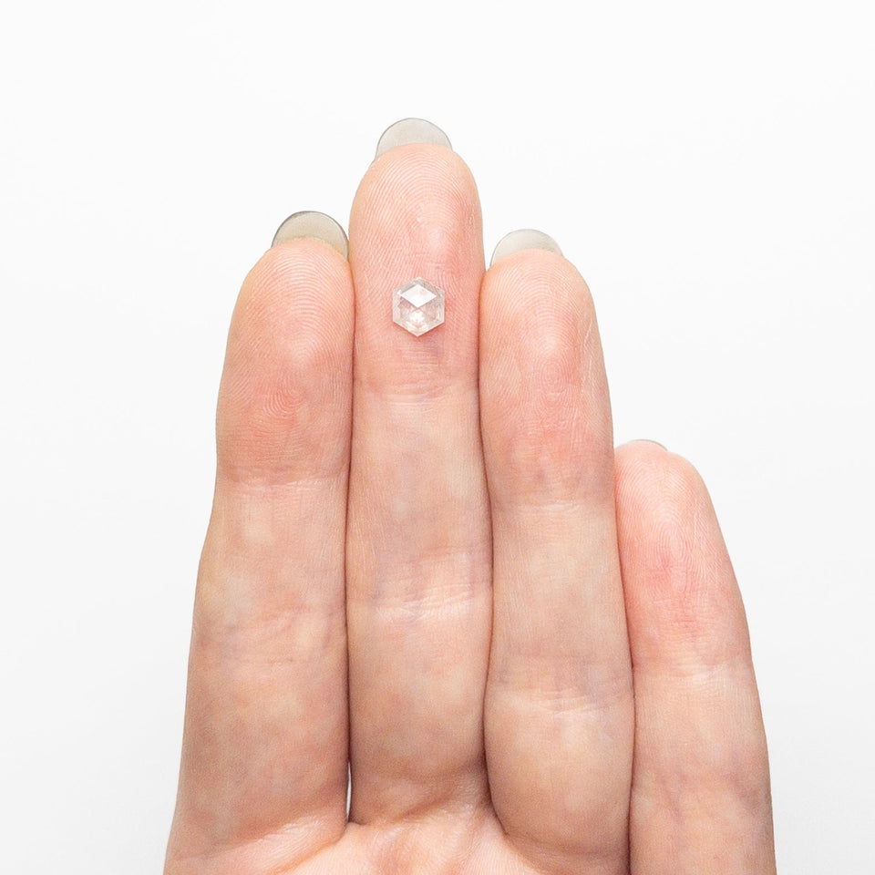 0.58ct 5.96x5.14x2.28mm Hexagon Rosecut 25457-24