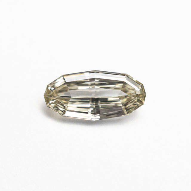 Champagne Oval Step Cut Diamond Solitaire