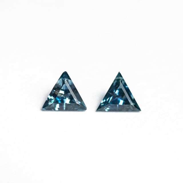 0.43cttw 2pc 4.08x4.01x2.19mm 4.04x3.99x2.25mm Triangle Step Cut Matching Pair Sapphire 26132-03