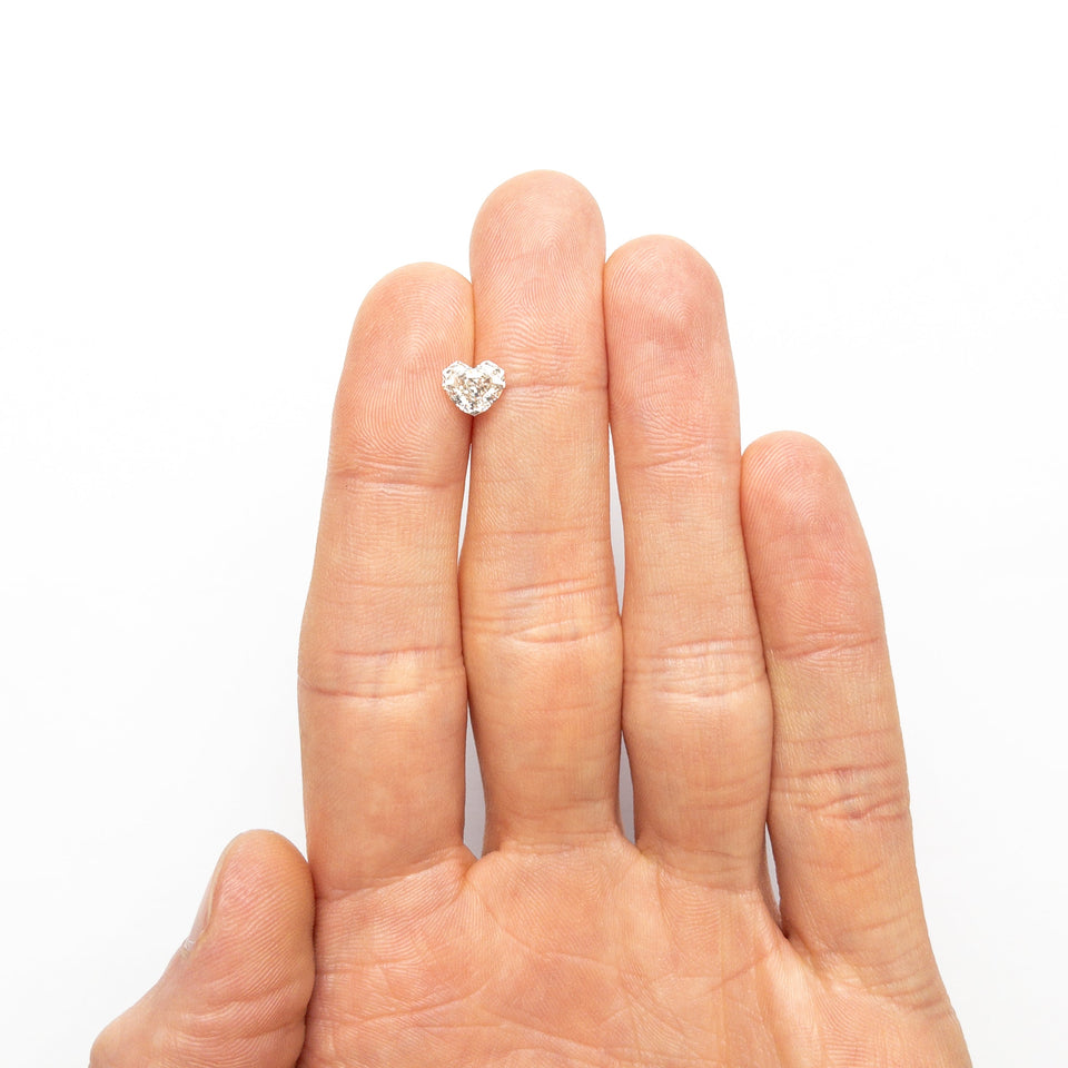 1.43ct 6.43x7.28x4.43mm GIA VS2 M Geo Heart Step Cut 26314-01