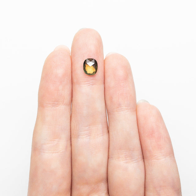 1.04ct 6.98x5.96x2.52mm Cushion Rosecut Sapphire 26327-74