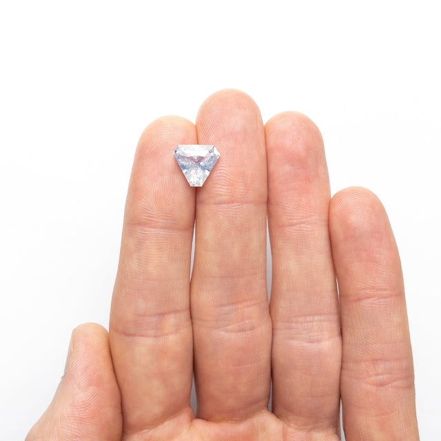 3.53ct 9.46x10.81x5.05mm Cut Corner Triangle Brilliant Sapphire 26387-01