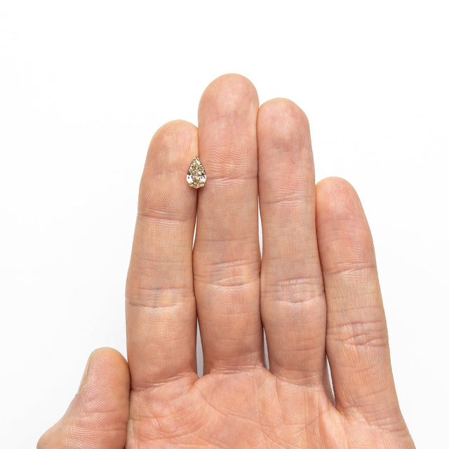 1.01ct 8.70x5.24x3.27mm VS2 C4 Geo Pear Step Cut πΏπ¦ 27082-10