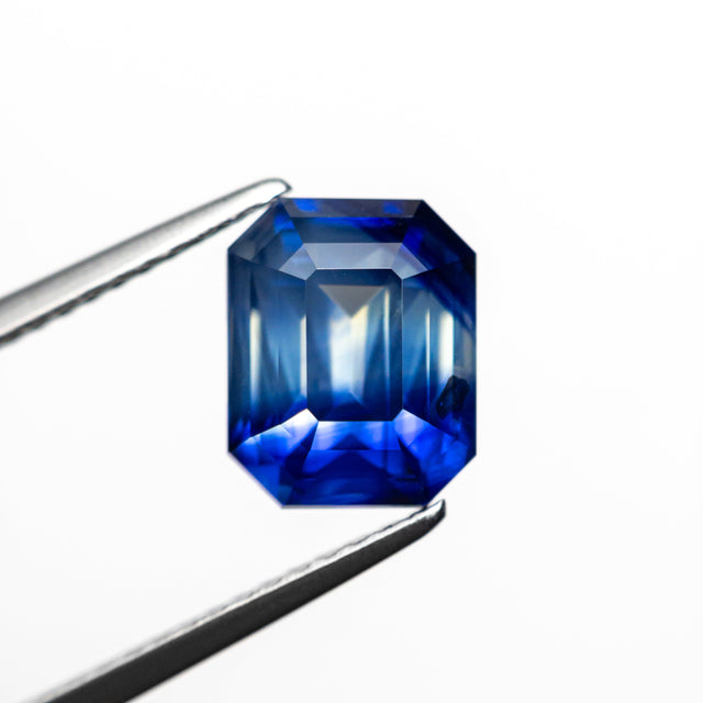3.04ct 8.54x6.91x5.31mm Cut Corner Rectangle Step Cut Sapphire 27203-01
