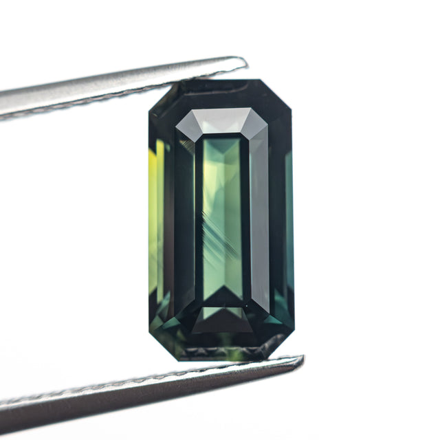 3.73ct 11.89x6.14x4.89mm Cut Corner Rectangle Step Cut Sapphire 27306-01