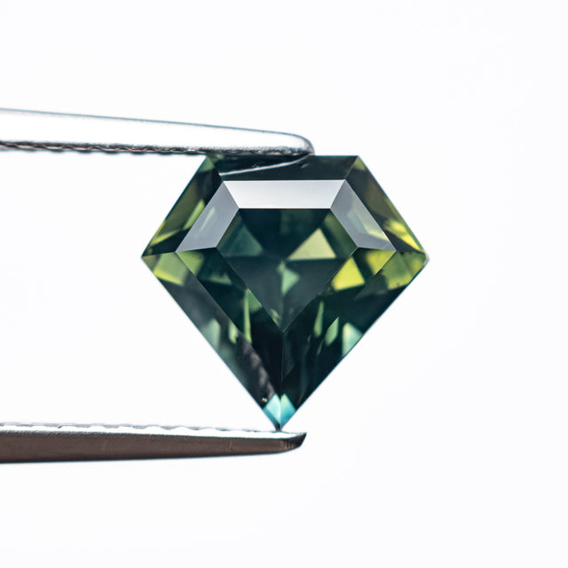 2.99ct 8.66x9.11x6.03mm Shield Step Cut Sapphire 27351-01