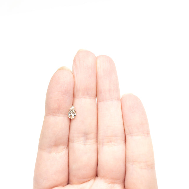 0.71ct 7.85x4.68x2.90mm VVS2 Q-R Geo Pear Step Cut πΏπ¦ 27364-15