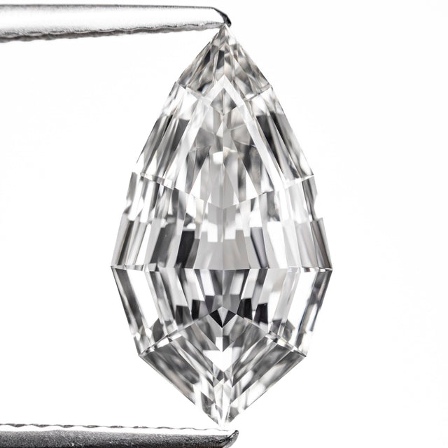 2.19ct 14.71x8.05x3.24mm GIA VS1 F Geo Pear Step Cut 27414-01
