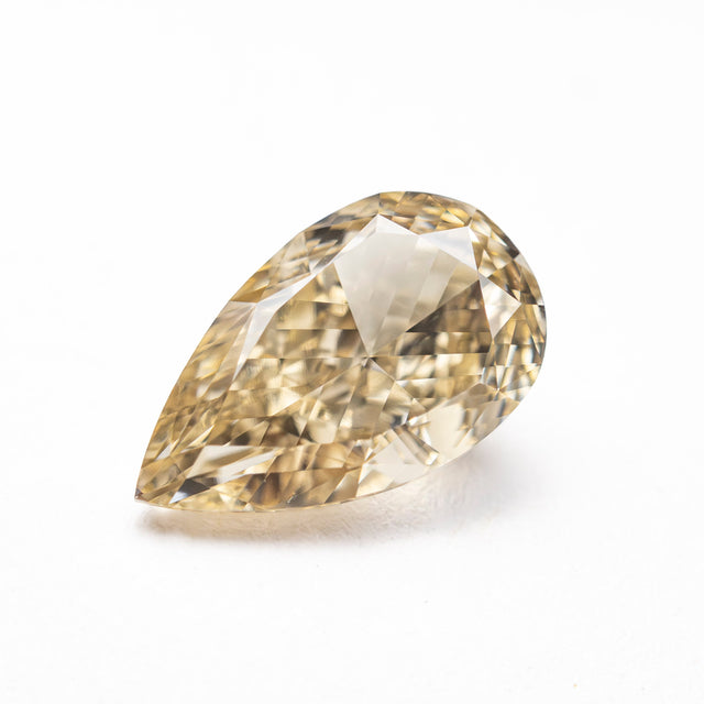 2.23ct 10.76x6.50x4.33mm GIA VVS2 Fancy Brownish Yellow Pear Brilliant π¨π¦ 27709-01