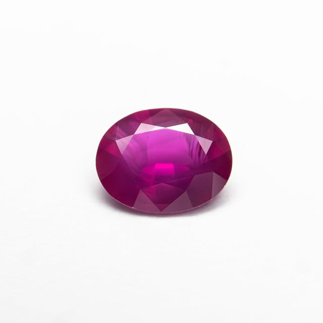 IN STUDIO _ 0.88ct 6.71x5.27x3.07mm Oval Brilliant Ruby 27956-25 🇲🇿