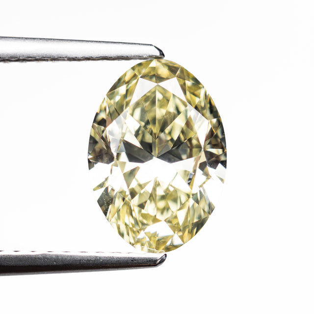 2.17ct 10.38x7.35x4.34mm VS1 Light Yellow Oval Brilliant π¨π¦ 27984-01
