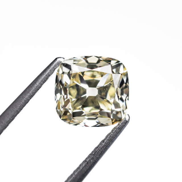 1.64ct 6.90x6.58x4.45mm VS1 Light Yellow Modern Antique Old Mine Cut 🇨🇦 27992-01