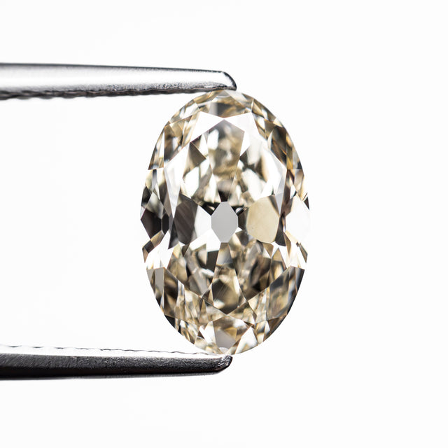 1.67ct 9.84x6.26x3.63mm GIA VS2 M Modern Antique Oval Brilliant 28039-01