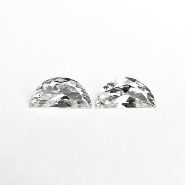 0.37cttw 2pc 6.06x2.98x1.60mm 6.02x2.98x1.50mm F-G VVS Half Moon Brilliant Matching Pair 26310-01