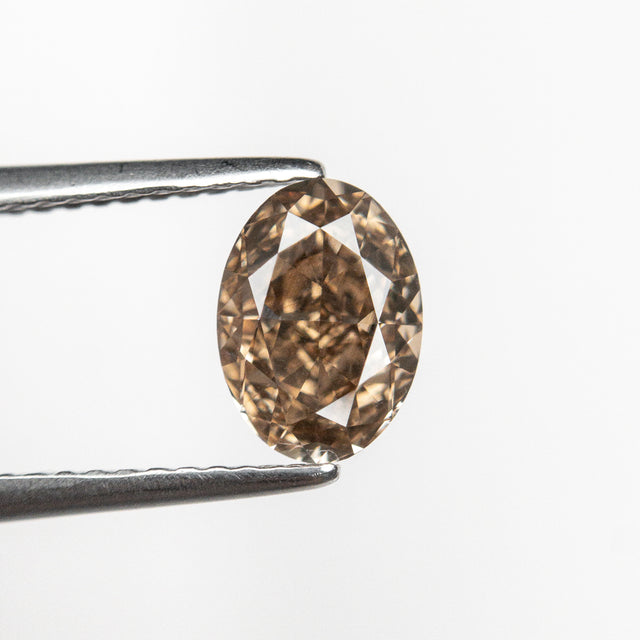 IN SHOP _ 1.34ct Oval Brilliant Cut Champagne Diamond
