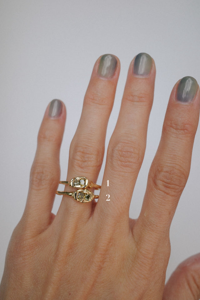 Diamond Tableau Rings