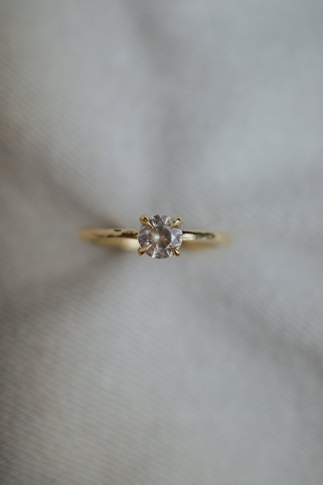 Four Prong Solitaire Ring