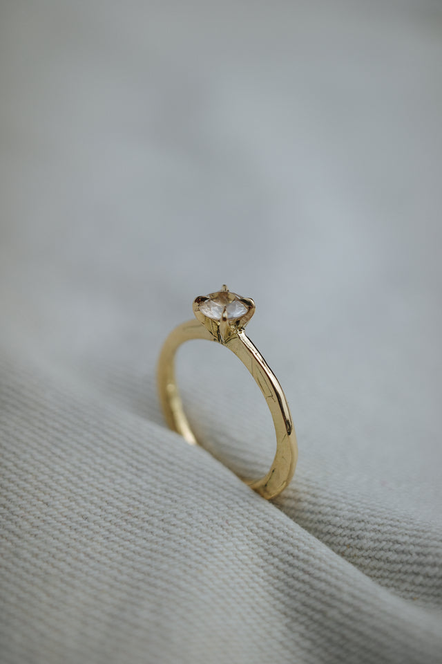 Four Prong Solitaire Ring