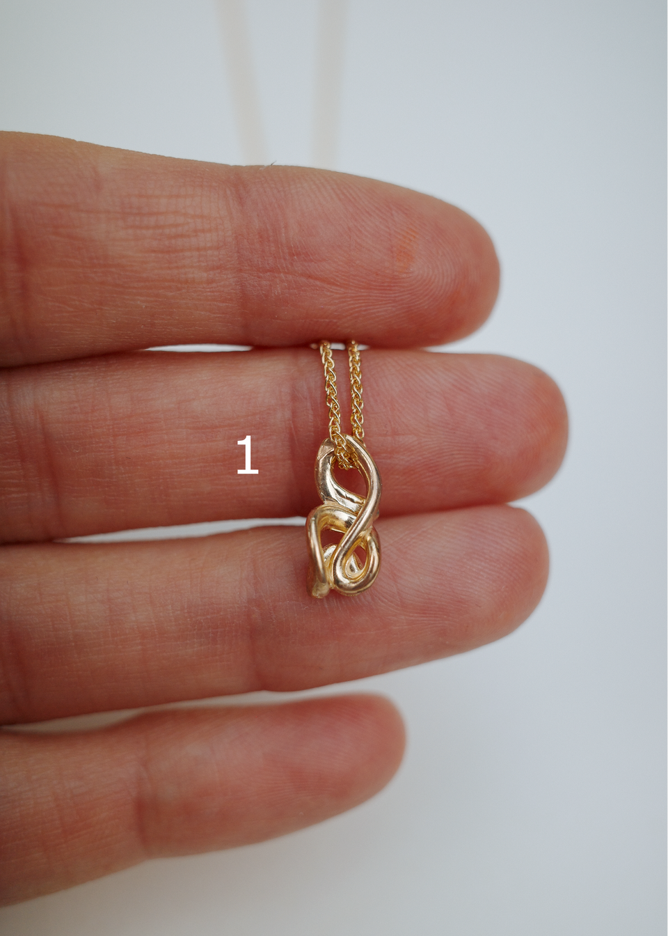 Gold Swirl Pendants
