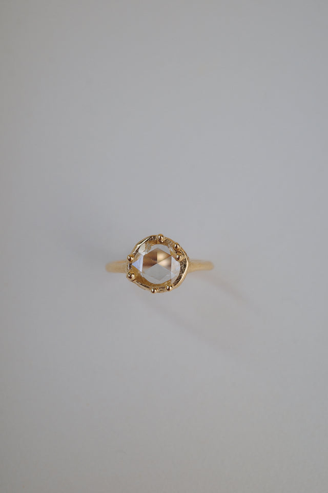 Antique Rosecut Diamond Solitaire