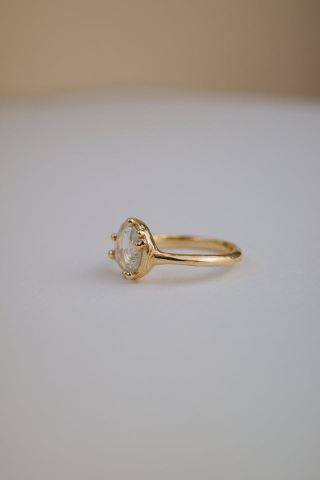 Antique Rosecut Diamond Solitaire