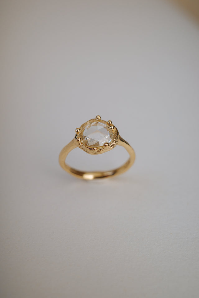 Antique Rosecut Diamond Solitaire