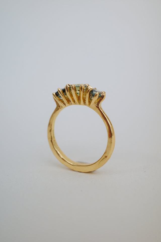 Yellow Gold Trilogy Ring