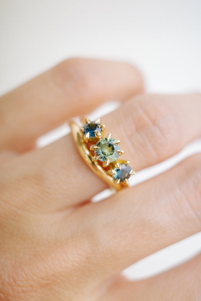 Yellow Gold Trilogy Ring