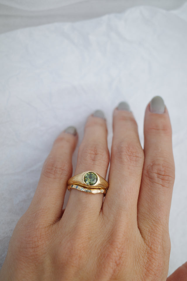 Sapphire Dome Ring