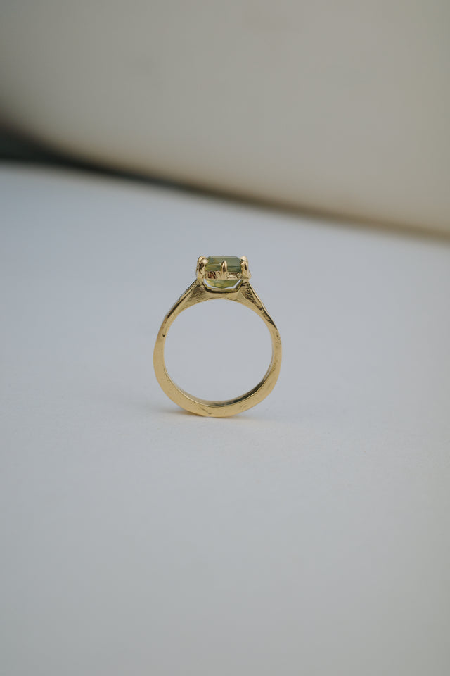 Sapphire Basket Ring