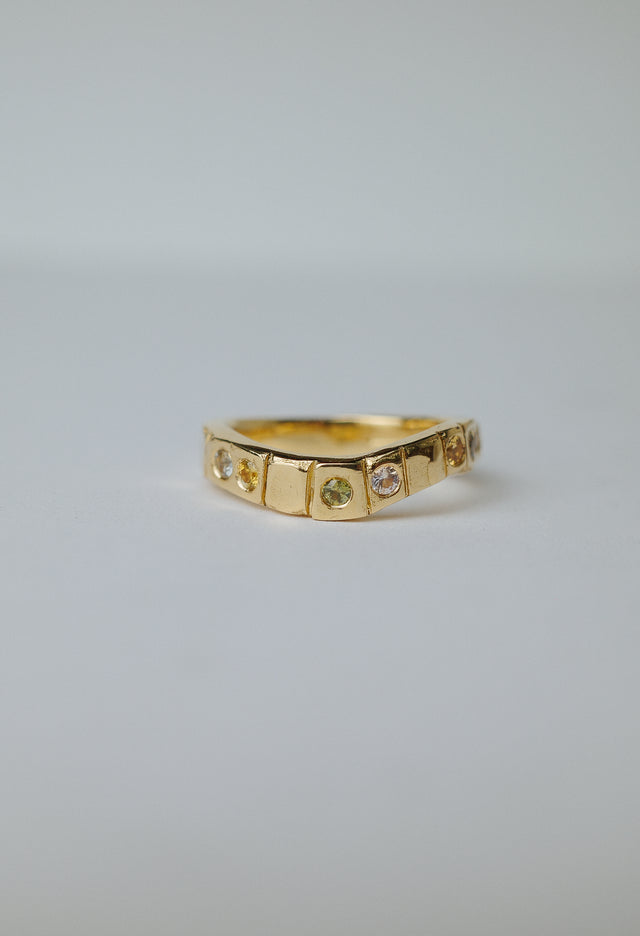 Arched Mosaic + Kaleidoscope Sapphires