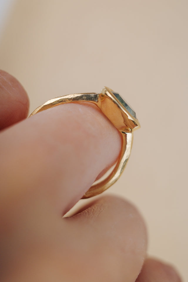 Sapphire Chalice Ring