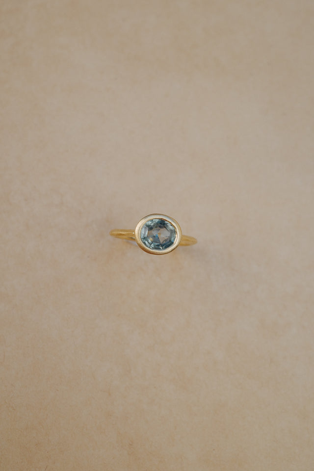 Sapphire Chalice Ring