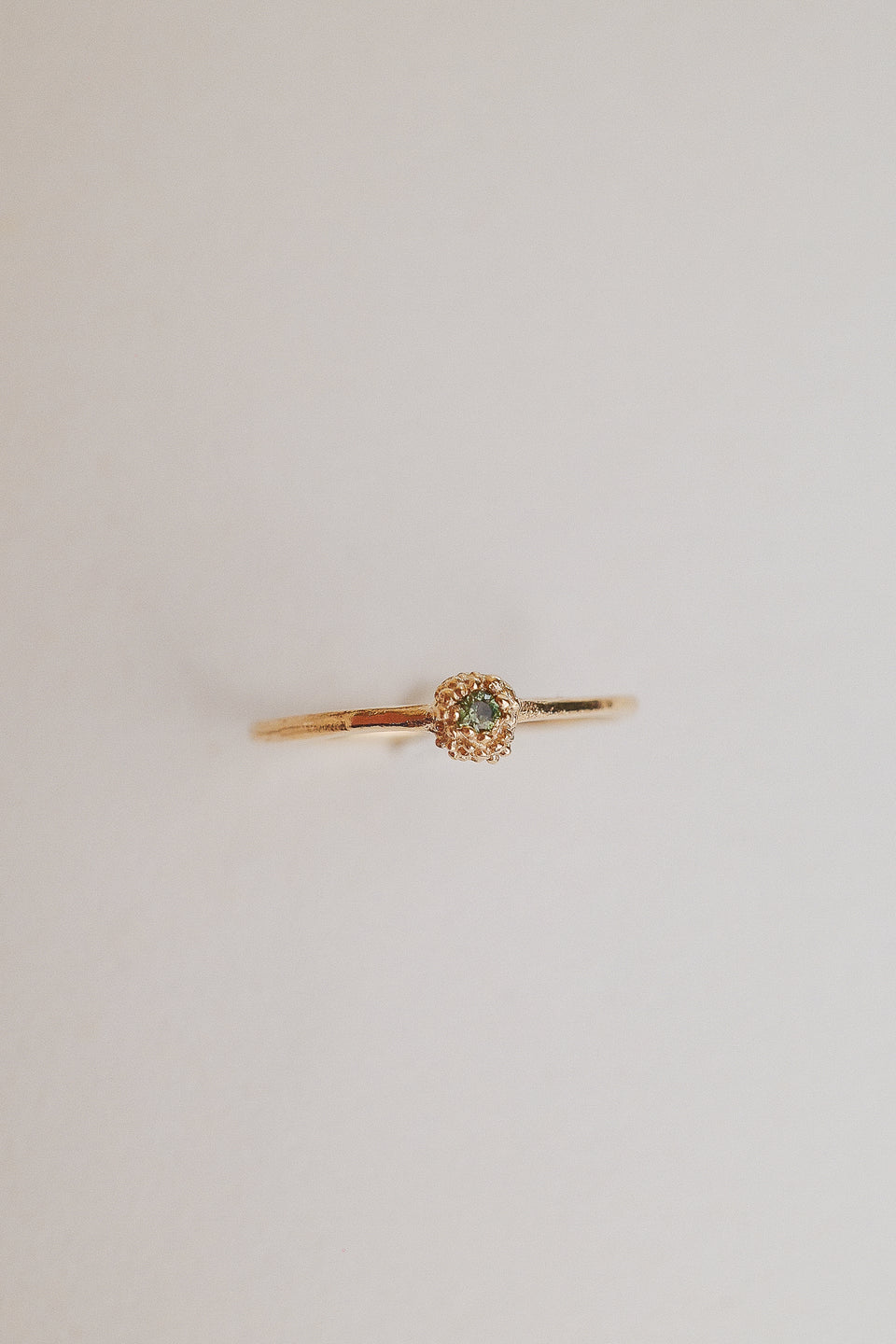 ORIGEN Seedling + Green Sapphire Ring