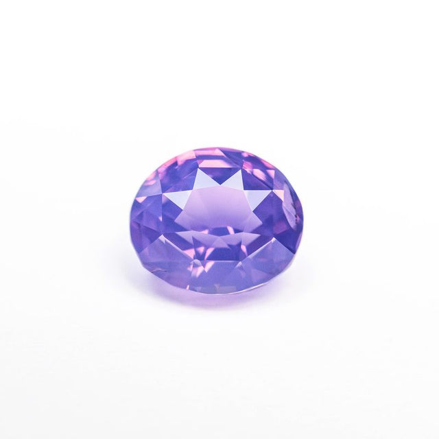 Purple / Pink Sri Lankan Sapphire Eye Ring