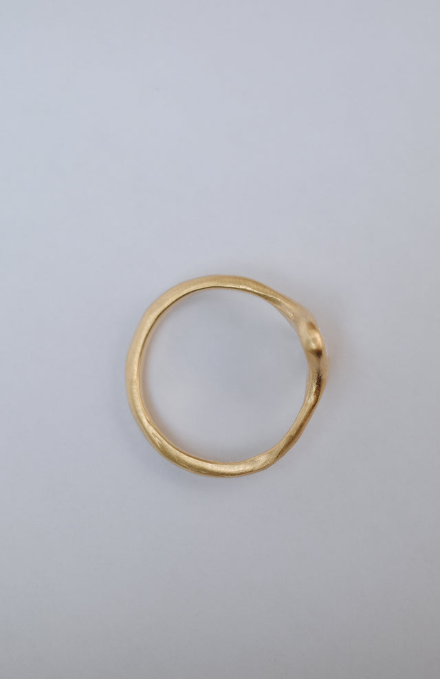 North/South Rosecut Diamond Signet