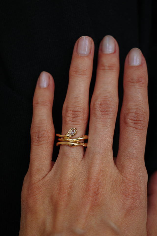 Diamond Drip Ring