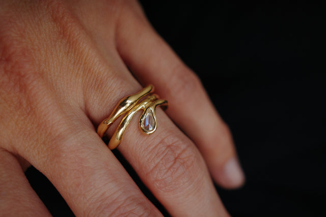 Diamond Drip Ring