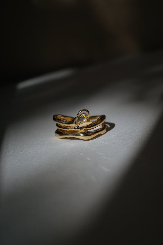 Diamond Drip Ring